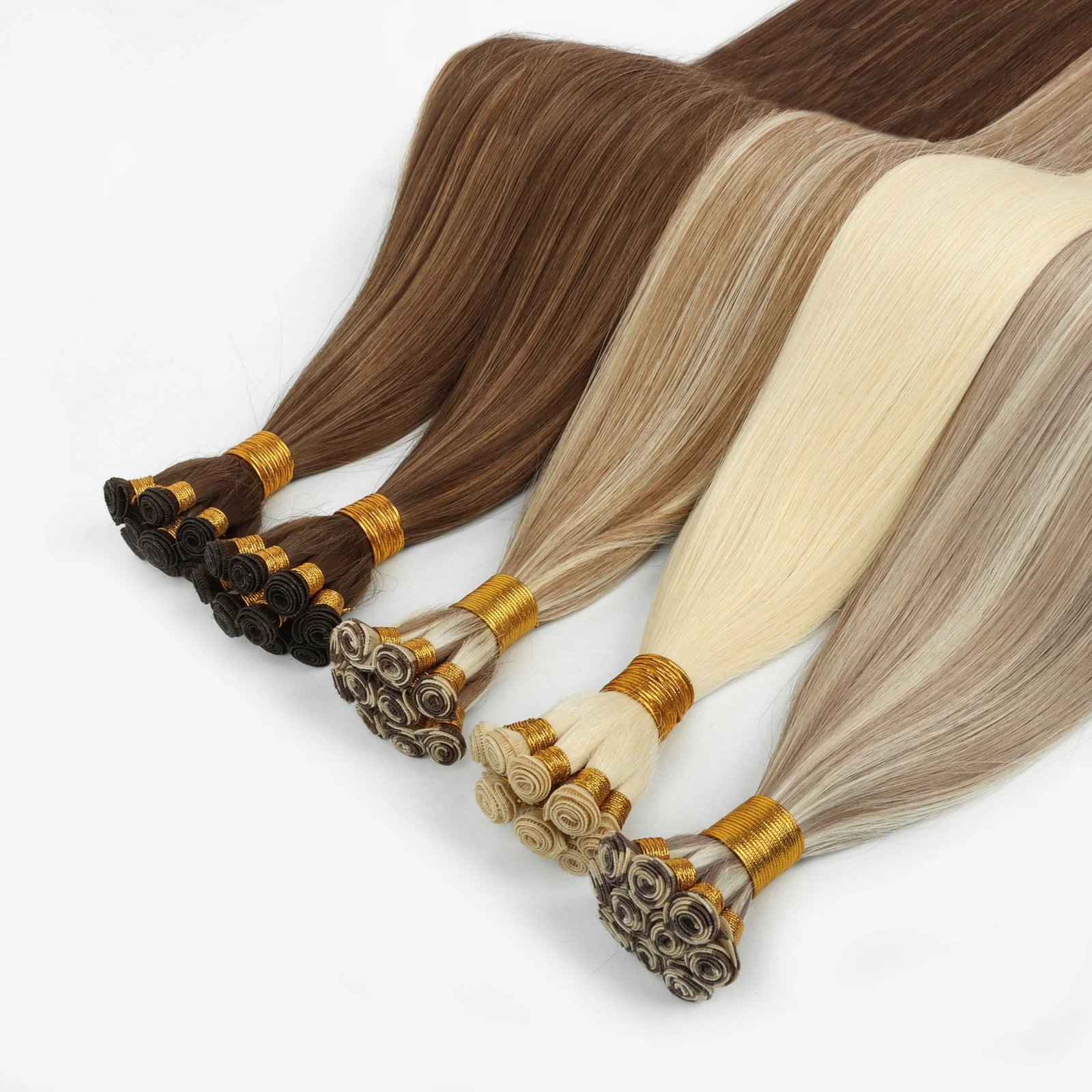 Hand-Tied Weft Extensions
