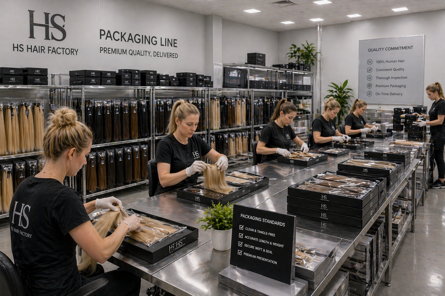 Packaging line