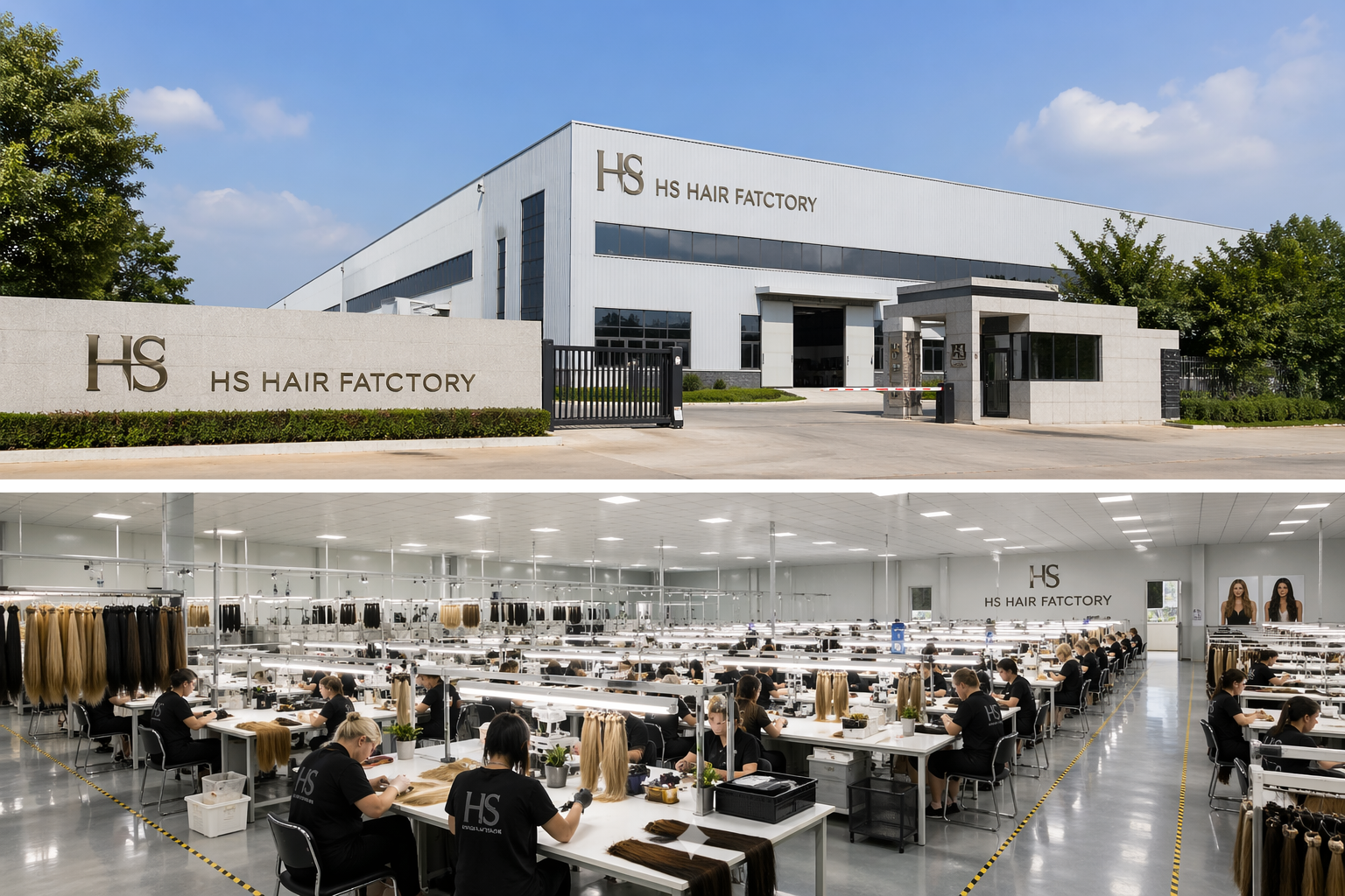 HSHAIR factory exterior and main production hall